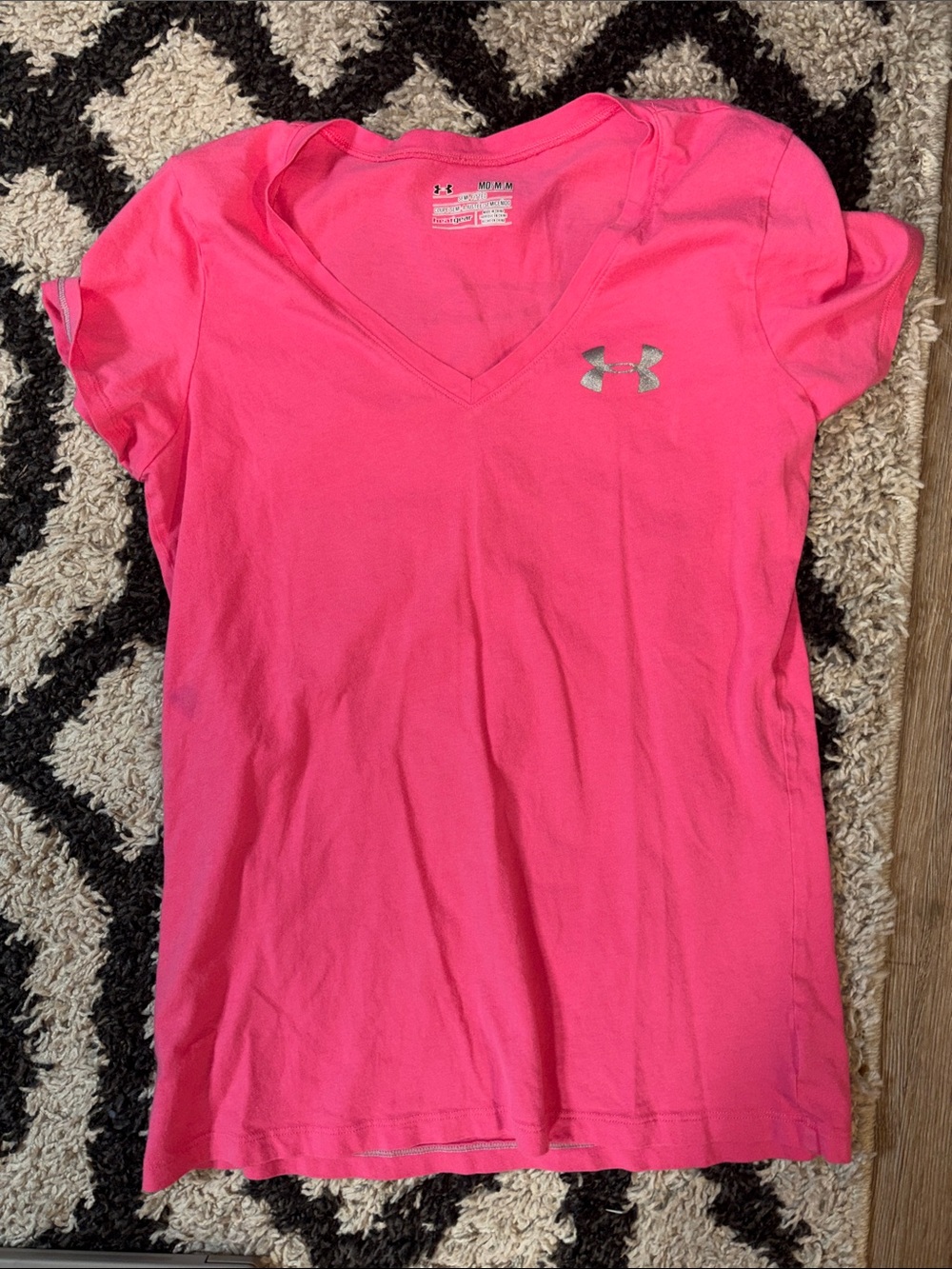 OFFERS OPEN! Women’s medium Under Armour shirt Hot Pink V-Neck Performance Tee